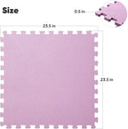 36 Pack Home Gym Mat, Puzzle Exercise Mat, EVA Interlocking Foam Floor Tiles - Image 2