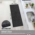 BEQHAUSE Kitchen Runner Rugs 24"x60", Non-Slip Kitchen Mats - Image 2