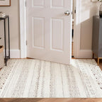 cotiled 3x5 Area Rugs Living Room Rug: Washable Boho Rugs - Image 4