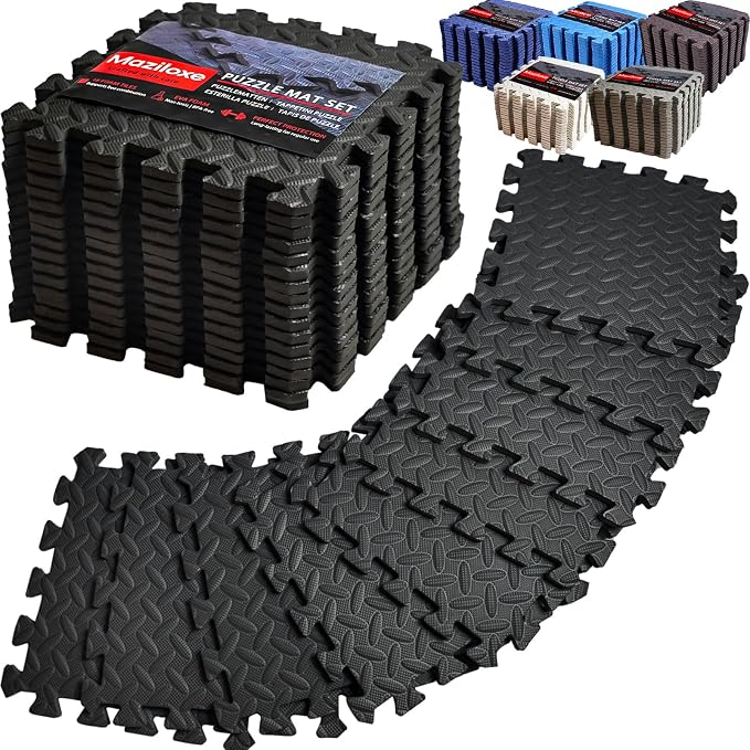Gym Flooring for Home Gym, 12.6"x12.6"x0.4" EVA Exercise Mats, Puzzle Floor Mat - Image 9