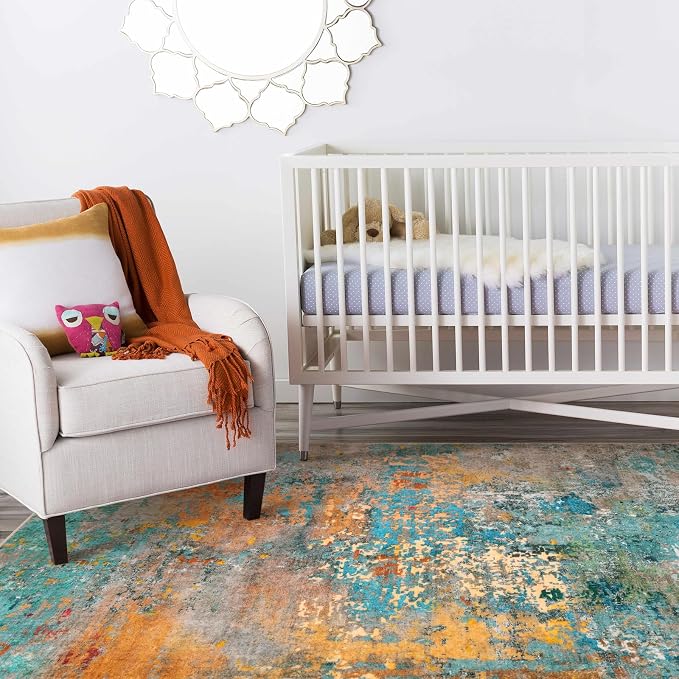 Lahome Modern Abstract Area Rug - Image 7