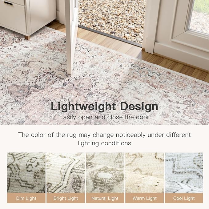 Lofus 6x9 Area Rugs for Living Room, Washable Area Rug, Rugs for Bedroom - Image 7
