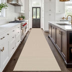 IOHOUZE Washable Exrea Long Hallway Runner Rug 3x18 Non Slip Rubber Backed - Image 7