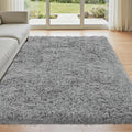4x6 Area Rug for Living Room: Ultra Soft Fluffy Rug Modern Large Thicked Shag by Oriannal