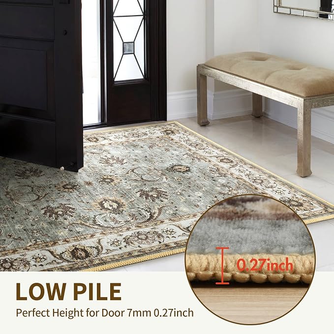 5x7 Ft Machine Washable Area Rugs - Image 8