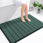 OLANLY Memory Foam Bath Mat 44x32, Super Soft Absorbent Bathroom Rugs, Quick Dry by OLANLY