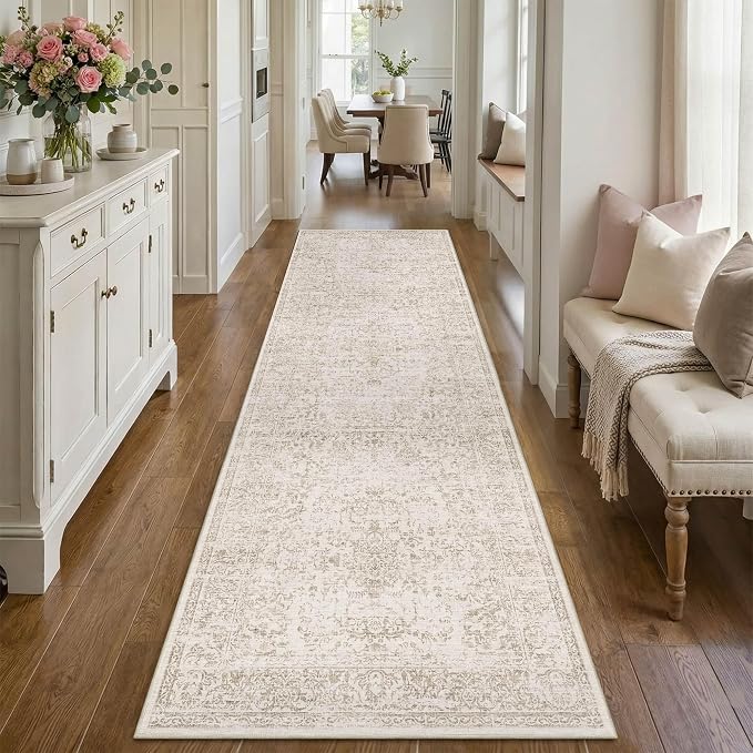 Rugxara 2'6" x 8' Hallway Runner Rug, Non Slip Boho Runner Rugs - Image 3