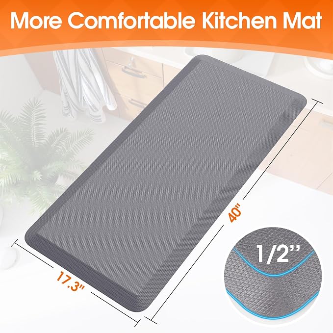 TranquilRelax Kitchen Mat, Cushioned Thick Floor Comfort Mat, - Image 2