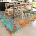Lahome Modern Abstract Living Room Rug, Washable 8x10 Area Rugs - Image 6