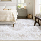 XLUEZ Area Rug 6x9 Living Room Rug, Machine Washable Vintage Distressed - Image 2