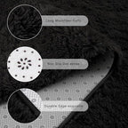 Chicrug Soft Area Rugs for Bedroom Living Room Plush Fluffy Rug 3x5 Feet - Image 6