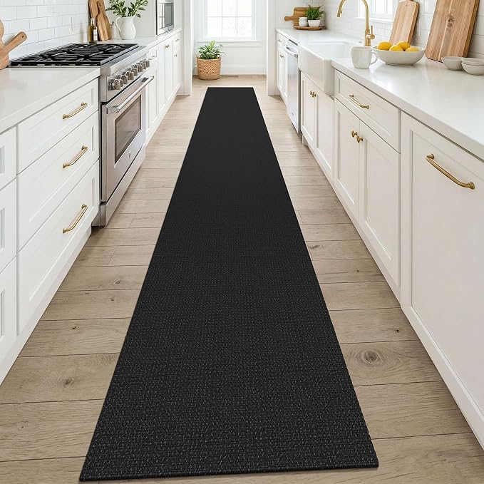 KOZYFLY Black 2x14 Runners Rugs by KOZYFLY