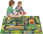 Oriate Kids Toy Dream Mat Racetrack Activity Playmat, Ideal Fun Carpet Racing by OriateToys