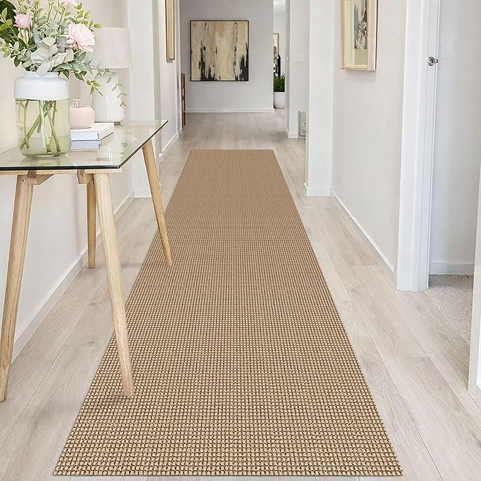 IOHOUZE Washable Runner Rug 2.6x10 Non Slip Rubber Backed Long Hallway Runner - Image 8