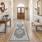 Vintage Hallway Runner Rug 2x10: Large Soft Washable Entryway by COTILED