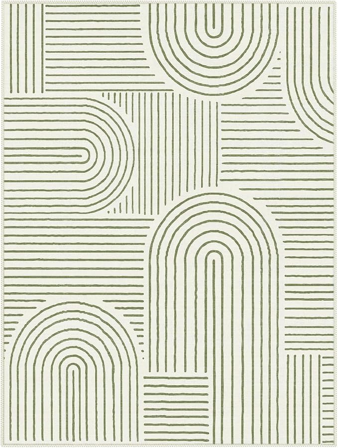 Lahome Abstract 9x12 Area Rugs for Living Room Bedroom, Soft Washable Rugs 9x12 - Image 7
