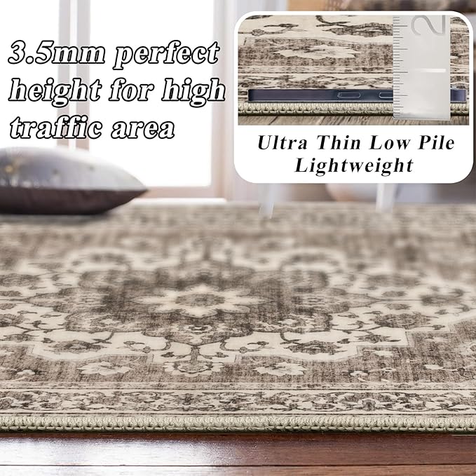 TOPRUUG 2x8 Hallway Runner Rug - Image 2