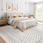 cotiled 10x14 Area Rugs Living Room Rug: Washable Boho Rugs - Image 3