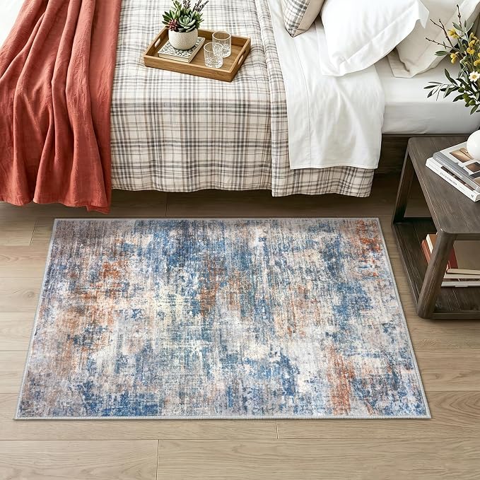 IOHOUZE Abstract Area Rug 3x4 Ft Washable Rugs - Image 8