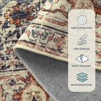 Lahome Oriental Washable Kitchen Runner Rug Non Slip, 2x8 Bathroom Runners - Image 7
