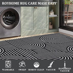 ROYHOME Washable Rug 5x7 Area Rugs - Image 7