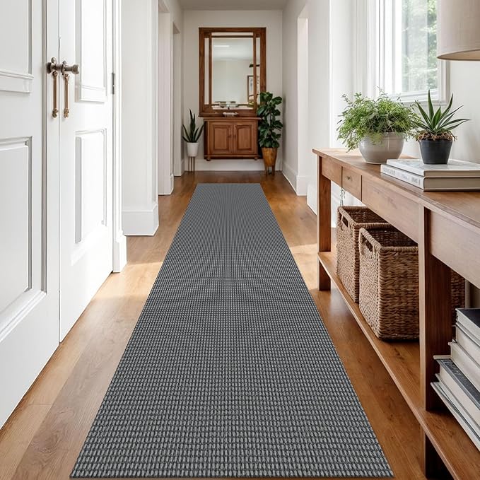 IOHOUZE Washable Runner Rug 2x12 Non Slip Rubber Backed Extra Long Hallway - Image 8