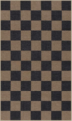 Lahome Colette Checkered Easy Jute 3x5 Rug, Washable Rugs - Image 9
