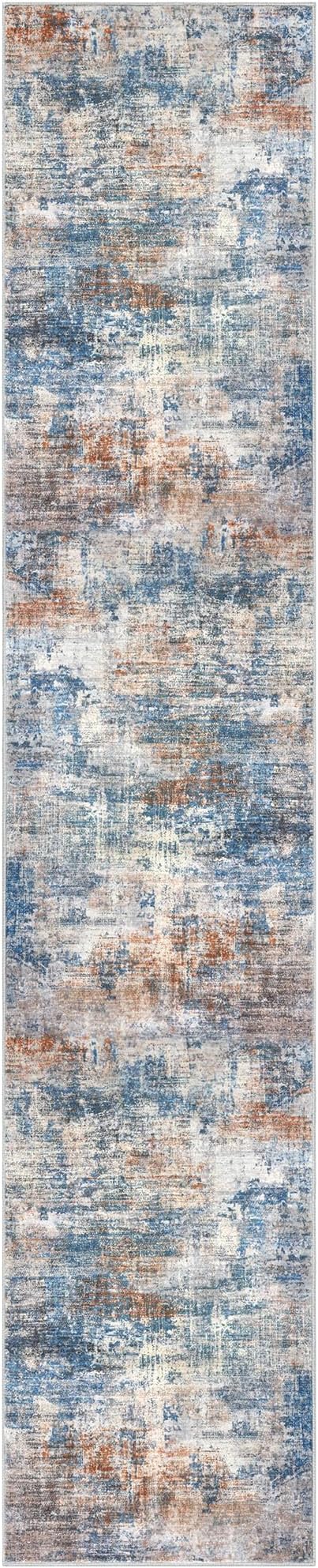 IOHOUZE Abstract Runner Rug 3x14 Ft Long Washable Runners - Image 10
