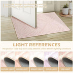 BESTSWEETIE Area Rug 9x12 Rug Machine Washable Non-Slip Low Pile Print Pattern - Image 8