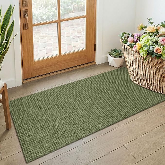 KOZYFLY 2x4 Entry Runner Rug, Small Washable Runners by KOZYFLY