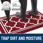Buganda Indoor Door Mat, Dirt-Resistant and Absorbent Doormat, Low Profile - Image 2