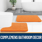 OLANLY Bathroom Runner Rugs 59x20, Extra Soft Absorbent Chenille Bath Rugs - Image 7