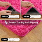 2x3 Rugs for Bedroom, Fluffy Area Rugs for Living Room, Small Fuzzy Shag Soft - Image 3