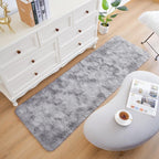 Chicrug Soft Runner Rugs for Bedroom Living Room Plush Fluffy Rug 2x8 Feet - Image 3