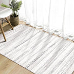 Nakagishi Area Rug Living Room Rugs: 3x5 Soft Machine Washable Boho Neutral - Image 6