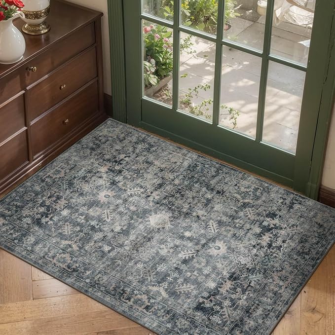 Rugxara Entryway Rug Door Mat, Washable Samll 2x3 Rug, Non Slip Area Rugs by Rugxara