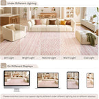 Nakagishi Area Rug Living Room Rugs: 6x9 Large Soft Machine Washable Boho - Image 9