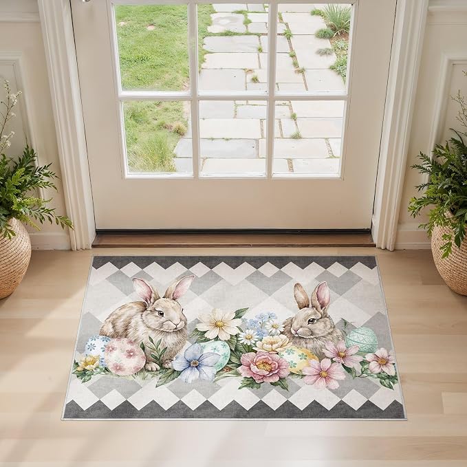 cotiled Area Rug for Living Room, Washable Non-Slip Large Area Rug, Indoor - Image 2