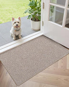 Color&Geometry Ultra Thin Indoor Door Mat 48"x72", Non Slip Rubber Backed Dirt - Image 9