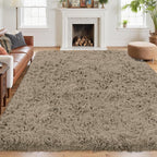 5x7 Area Rug for Living Room: Ultra Soft Fluffy Rug Modern Large Thicked Shag by Oriannal