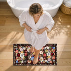 2x4 Entryway Runner Rugs Espresso, Non Slip Washable Rugs - Image 5