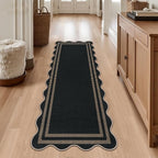 Modern Hallway Runner Rug, 2x6 Washable Easy Jute Rugs - Image 7