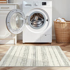 Miukiki 2x3 Entryway Rug Moroccan Washable Non Slip Indoor Floor Thin Rug - Image 9