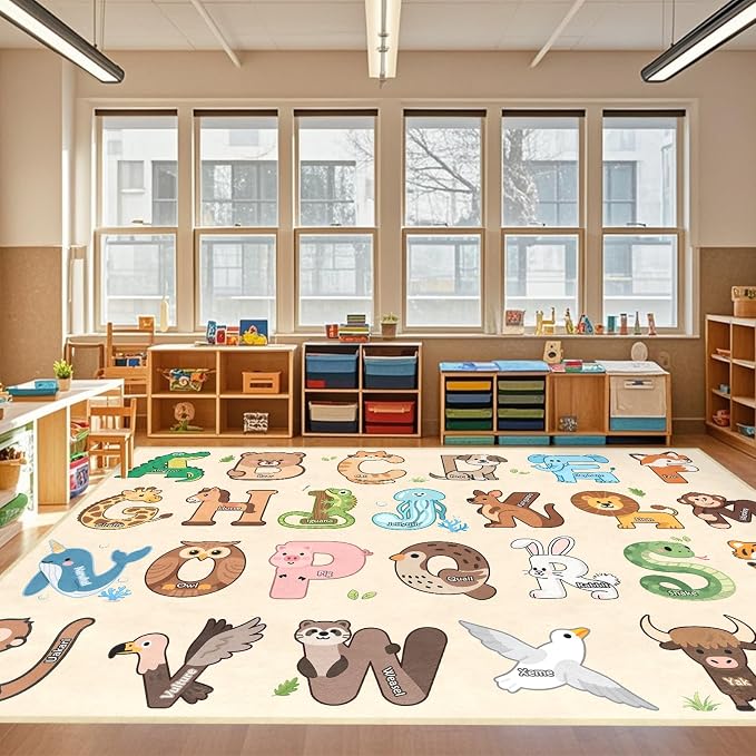 Kids Rugs for Playroom Classroom - Image 3