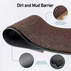 MaxMat® Extra Large Commercial Door Mat, Rubber Border Heavy Duty Door Mat - Image 3