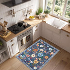 RELEANY Floral 2x3 Area Rugs Washable Print Boho Cute Carpet Non Slip Flower - Image 3