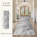 UERMEI 3x10 Washable Runner Rug - Image 3