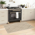 Beige Runner Rug Ultra Non-Slip 2x4 Washable Bedroom Rugs Modern Tear and Stain - Image 8