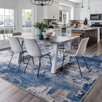 RELEANY Washable Area Rugs 10'x14' Non-Slip Modern Abstract Soft - Image 4