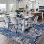 RELEANY Washable Area Rugs 5'x7' Non-Slip Modern Abstract Soft - Image 3